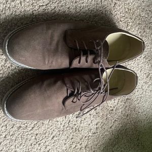 Mens old navy size 12 brown dress shoes